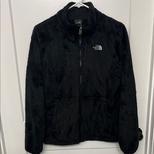 The North Face Jet Black Fleece Jacket, Medium